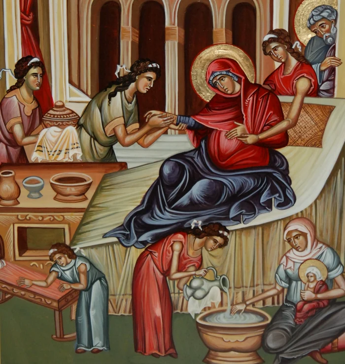 Icon of the Birth of the Virgin Mary Photo Archive Truth