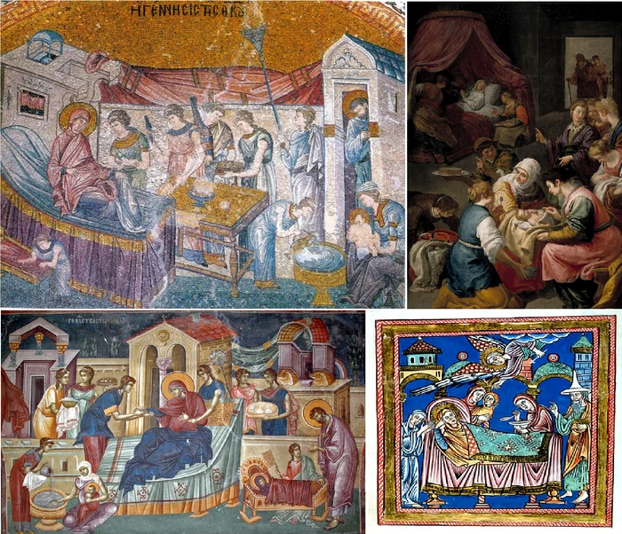 Representations of the Birth of the Virgin Mary known as Saint Mary Little Collage DMS