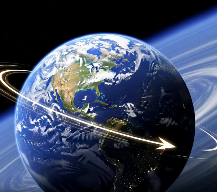 If the earth's rotation speed would increase, a pronounced centrifugal effect would appear/Photo: Archive