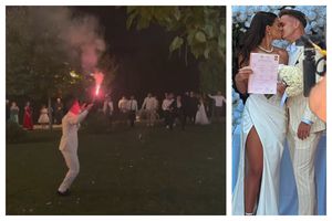 The wedding of the season at Dinamo! The footballer took the big step: ultra -style party with torches and scandles