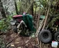The shelters of children discovered by the police in New Zealand Photo: NZ Police