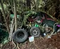 The shelters of children discovered by the police in New Zealand Photo: NZ Police