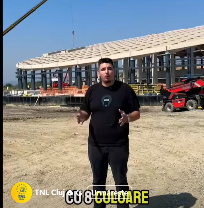 Video capture of the video published by TNL Cluj