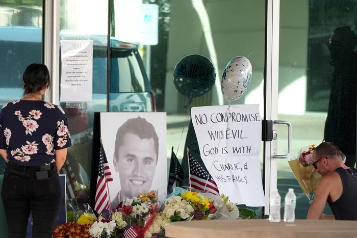   Charlie Kirk was shot dead while participating in a public/photo debate: Profimedia