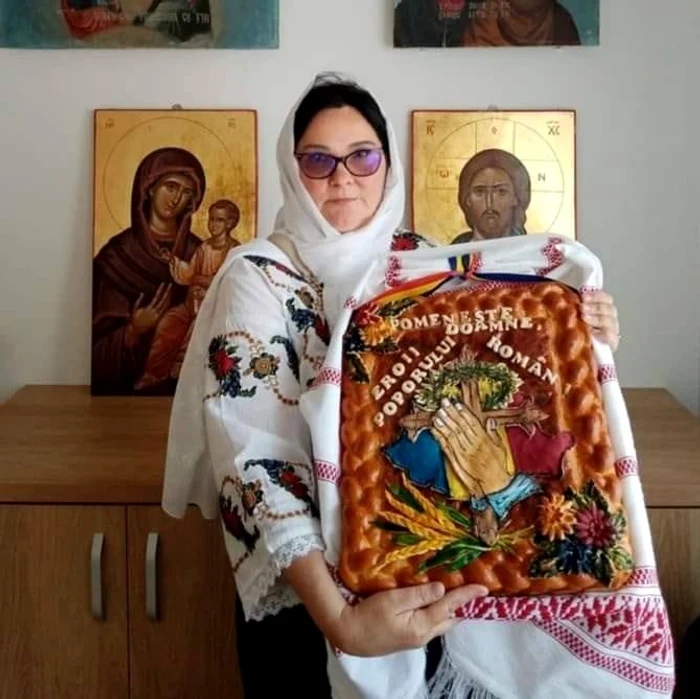 Mariana Grigoruță with one of her collacs Photo Mariana Grigoruță