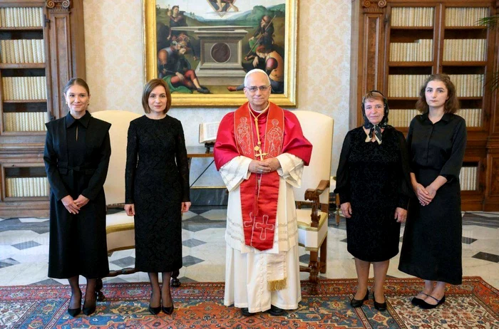 Maia Sandu was received in the audience by Pope Leon XIV. Photo: Facebook