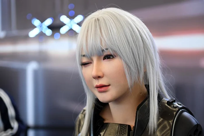 Chinese humanoid/photo robot: x