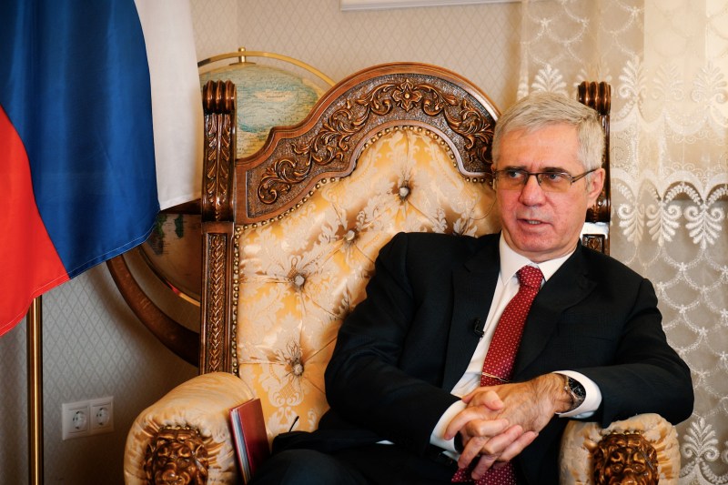 The representative of the Russian Federation in Romania, Vladimir Lipaev. Photo: Adi Iacob / Hotnews