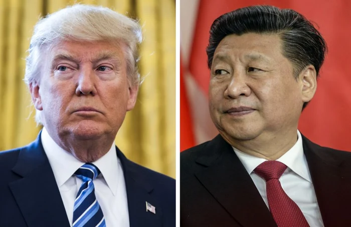 Donald Trump says he would not discuss Taiwan with Xi Jinping. PHOTO collage EPA