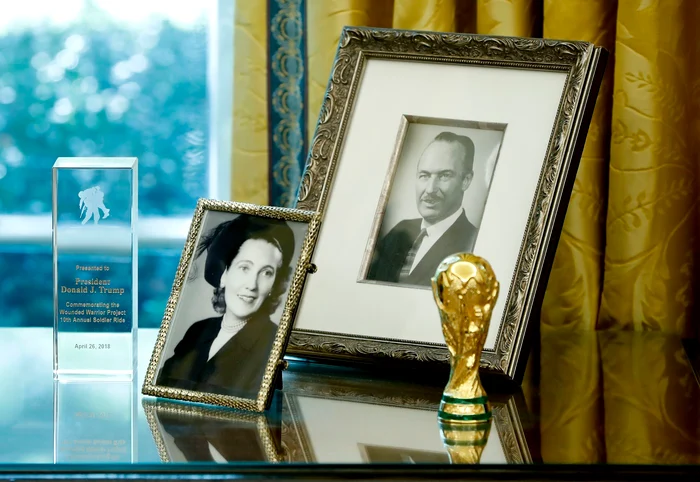 Photos from youth with Donald Trump's parents Photo Adevărul Archive