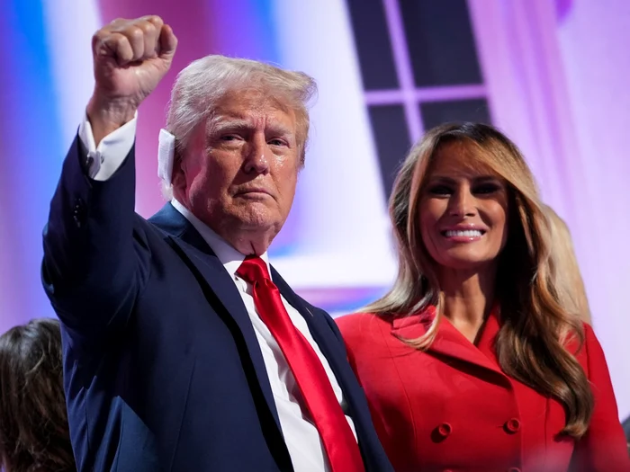 Donald Trump and Melania, wait in the UK/Photo: Getty Images
