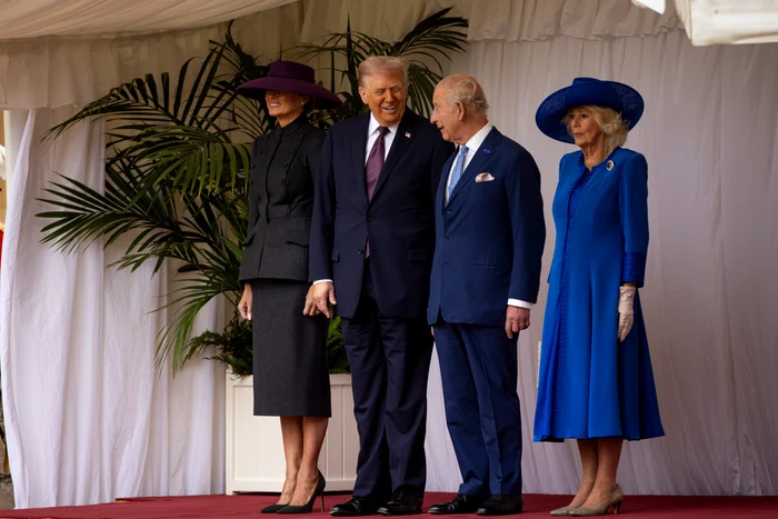 Donald Trump performs second state visit to UK Photo EPA-EFE