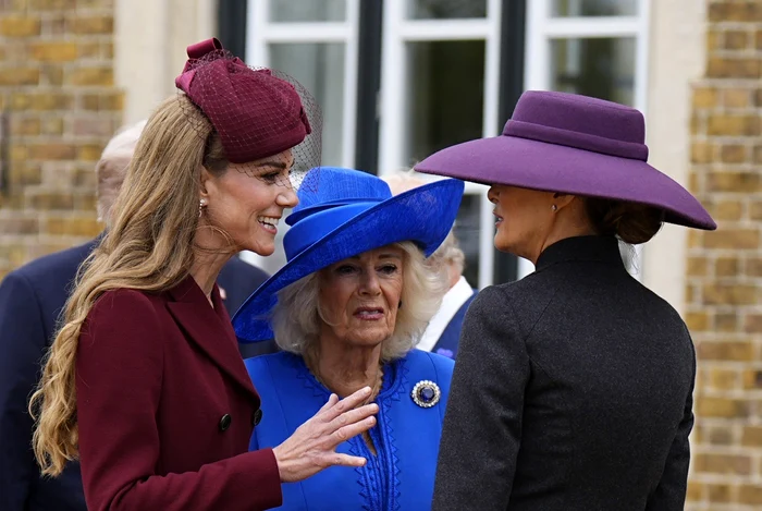 Kate Middleton, Queen Camilla and Melania Trump, at Windsor Castle: Profimedia