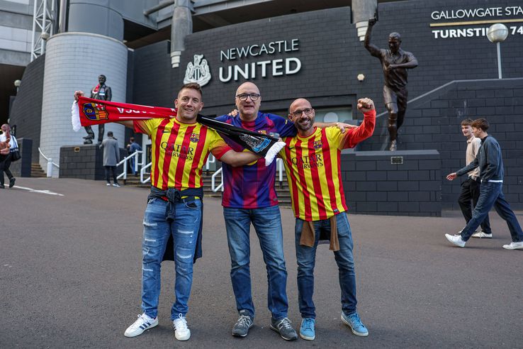 St James's Park before Newcastle - Barcelona / Photo: Imago