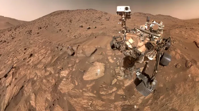 The perseverance of NASA, on Mars. PHOTO NASA/JPL-Caltech/MSSS