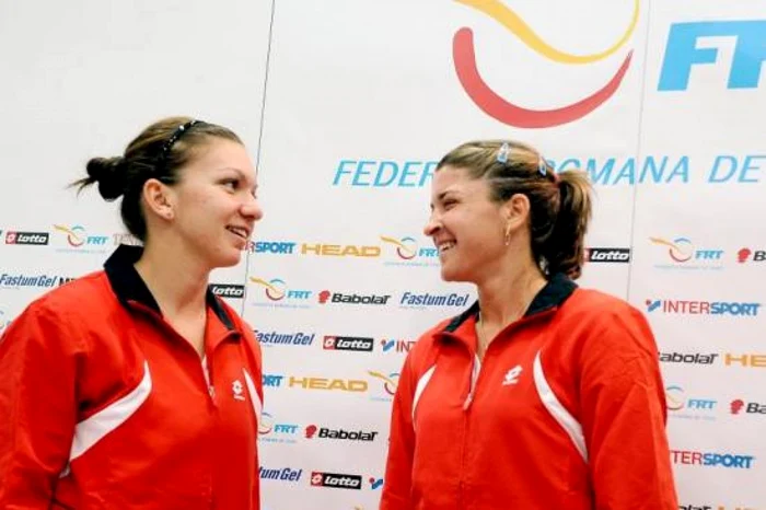 Simona Halep and Alexandra Dulgheru PHOTO/Adevărul Archives 