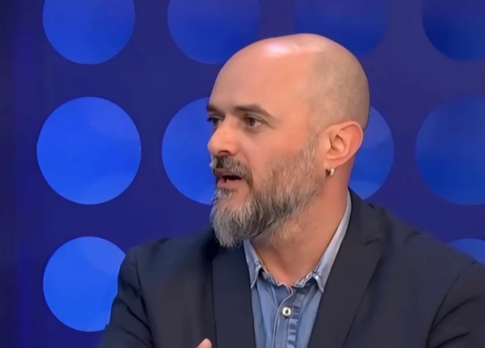 Rufin Zamfir is an expert in misinformation. Photo: TV capture