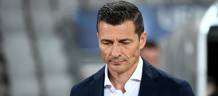 Rapid coach Costel Gâlcă is unhappy with the lot