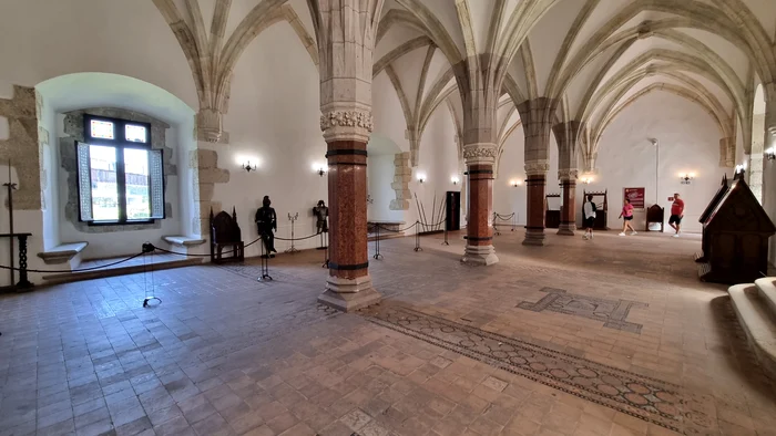 Knights Hall in Corvin Castle. Photo: Corvin Castle Museum