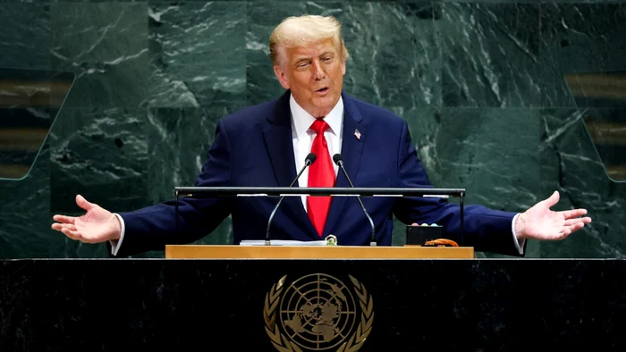Donald Trump to UN PHOTO: X