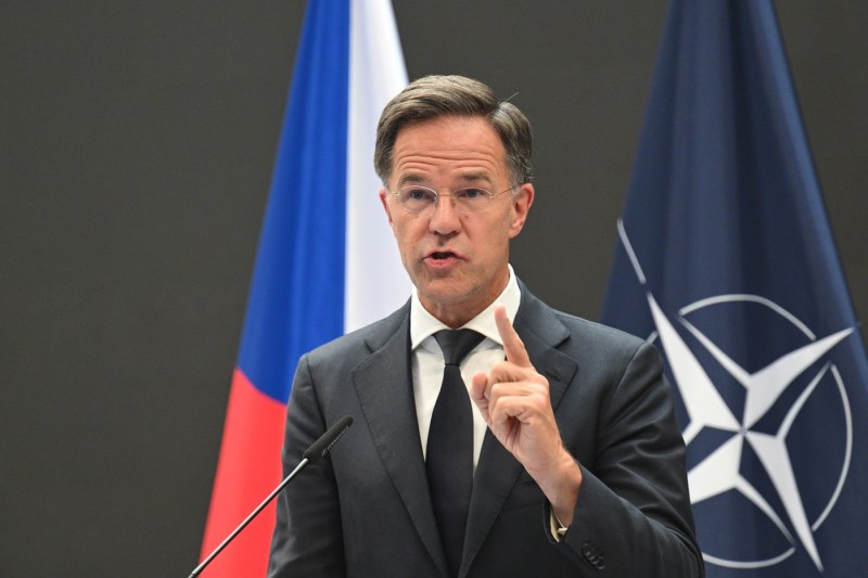 The head of NATO, 
