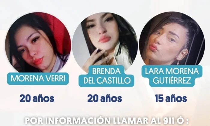 The three young people were missing for five days. Photo: Argentina Police