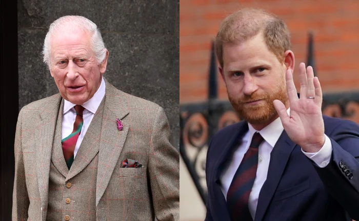 King Charles and Prince Harry. Photo: Profimedia 