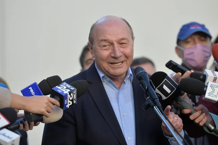 Traian Basescu Photo: Mediafax