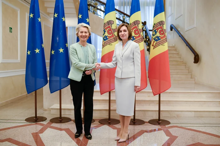 Maia Sandu together with the president. Photo: Facebook