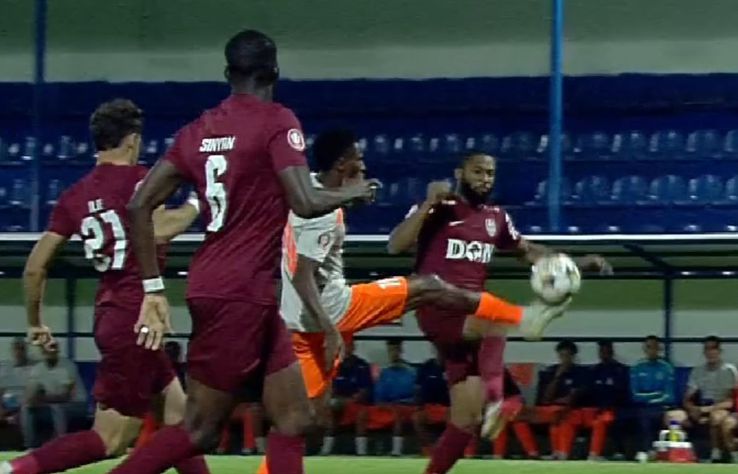 Penalty in Metaloglobus - CFR, Fault Coco at Fernandes