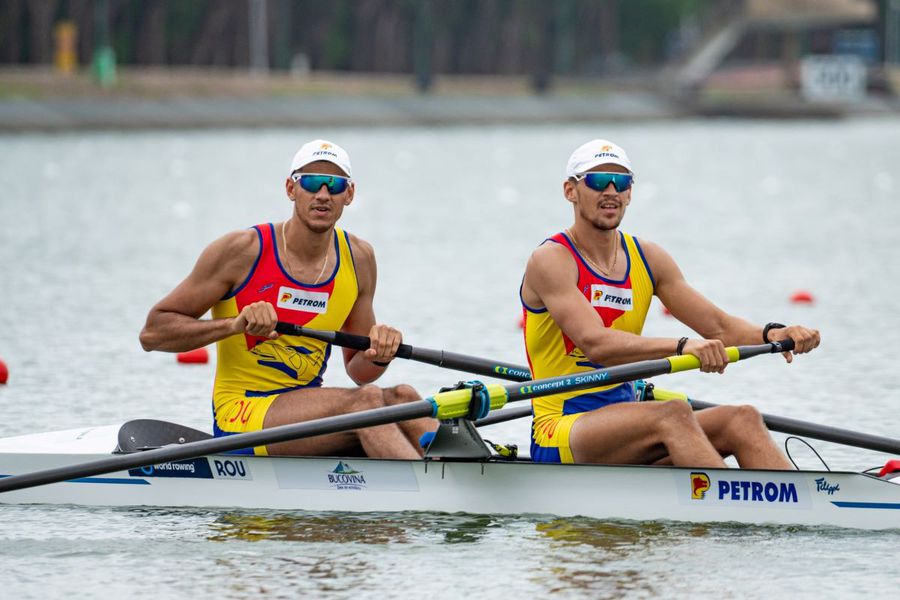 Florin Arteni and Florin Lehaci Photo: FR Rowing/Balint Czucz Gold for Romania at double female frames! Magdalena Rusu and Simona Radiș are world champions »silver for Florin Arteni and Florin Lehaci at double male frames