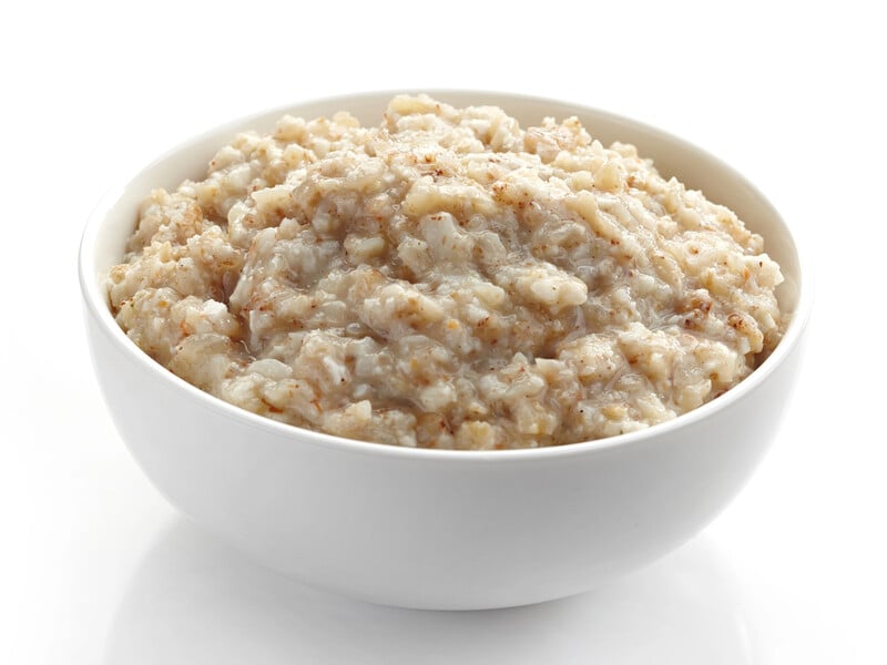 How much water, cereals and time are needed to prepare wheat porridge