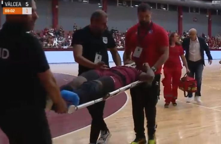 Aissatou Kouyate, Rapid In injury - Vâlcea / Photo: Capture @Pro Arena