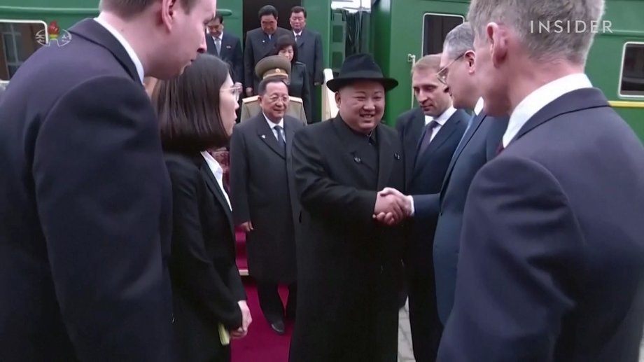 Kim Jong Un uses the train traveling around the world