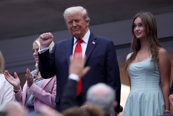 Donald Trump at the US Open / PHOTO FINAL: IMAGO