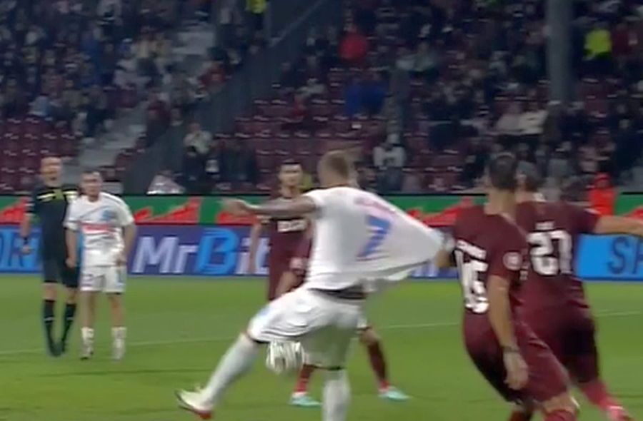 Denis Alibec, held by the T -shirt in CFR Cluj - FCSB 2-2 The fcsb boss replies! He burst live and offended it, after the draw in Gruia:
