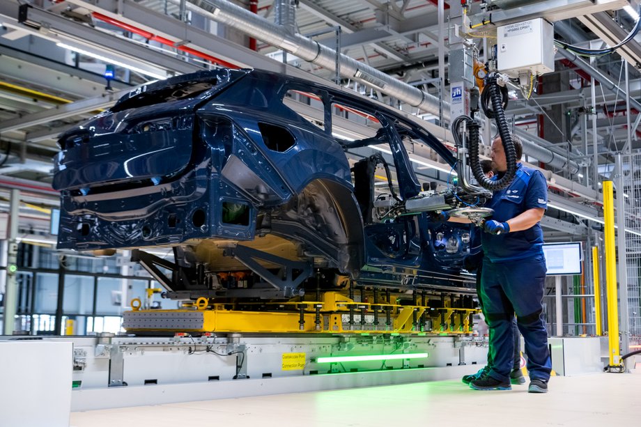 The BMW factory in the Hungarian Debreczyn