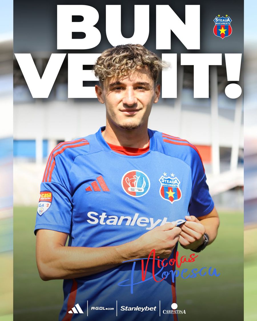 Nicolas Popescu, official at Steaua From nowhere! Nicolas Popescu was officially presented at another club in Romania