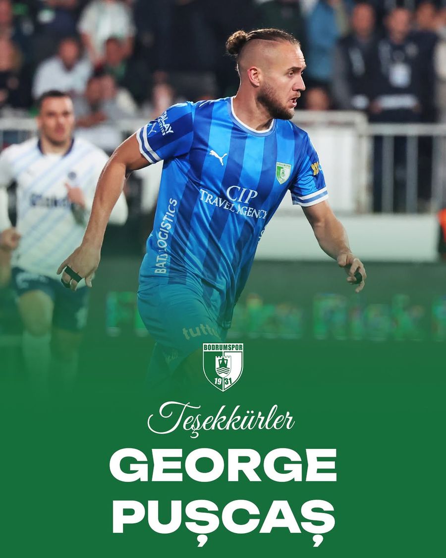 George Pușcaș is no longer the footballer of Bodrumspor It's ready! They kicked George Pușcaș: