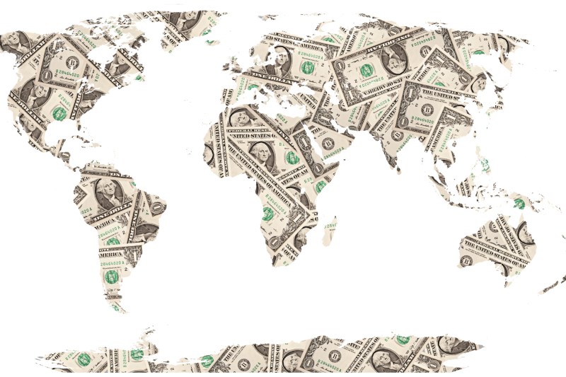 The total debt of the world has reached a huge record level, over three times higher than the global GDP