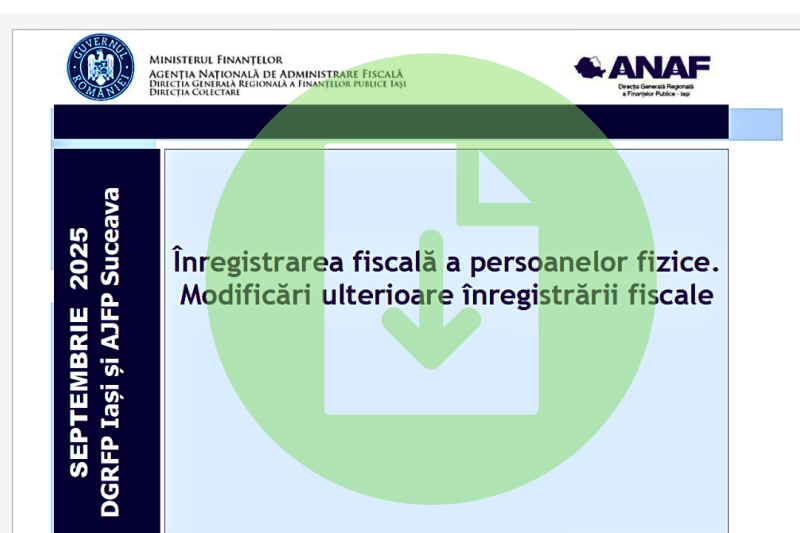 Fiscal registration of individuals: mini-guide ANAF with PFA, liberal professions, rights author, CNP, NIF. Statement 070, form 700-mentions and other