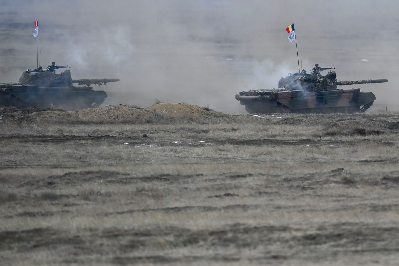 What tanks did Romania send to Ukraine. Did they even see T-55 or T-85m1 bison The Ukrainian front?
