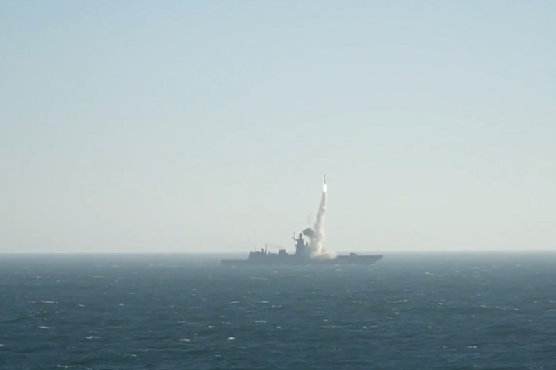 Video Russia has launched a zircon hypersonic rocket in the Barents Sea