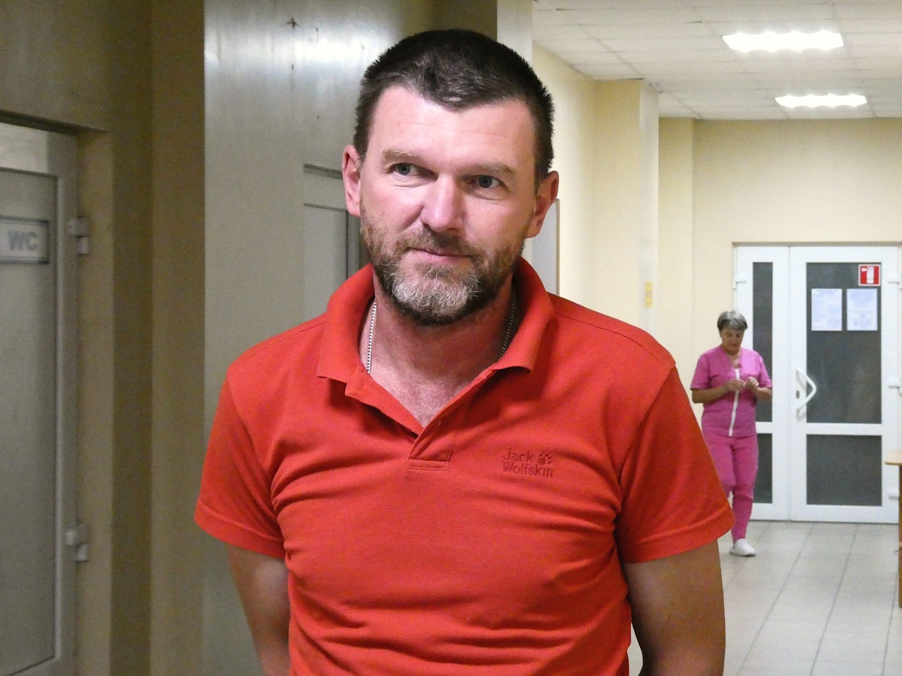 Ukraiński żołnierz Wołodymyr ranny podczas walk w obwodzie zaporoskim