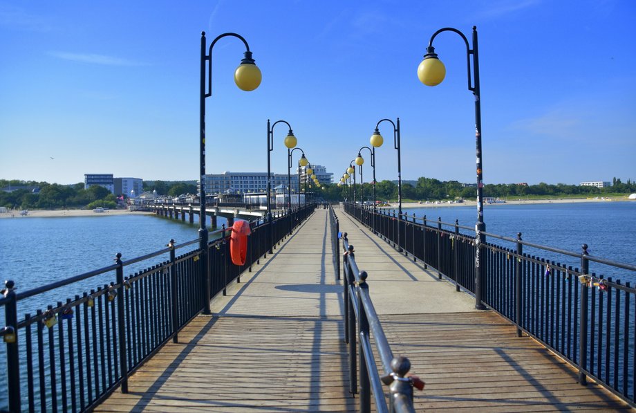 Pier in Międzyzdroje