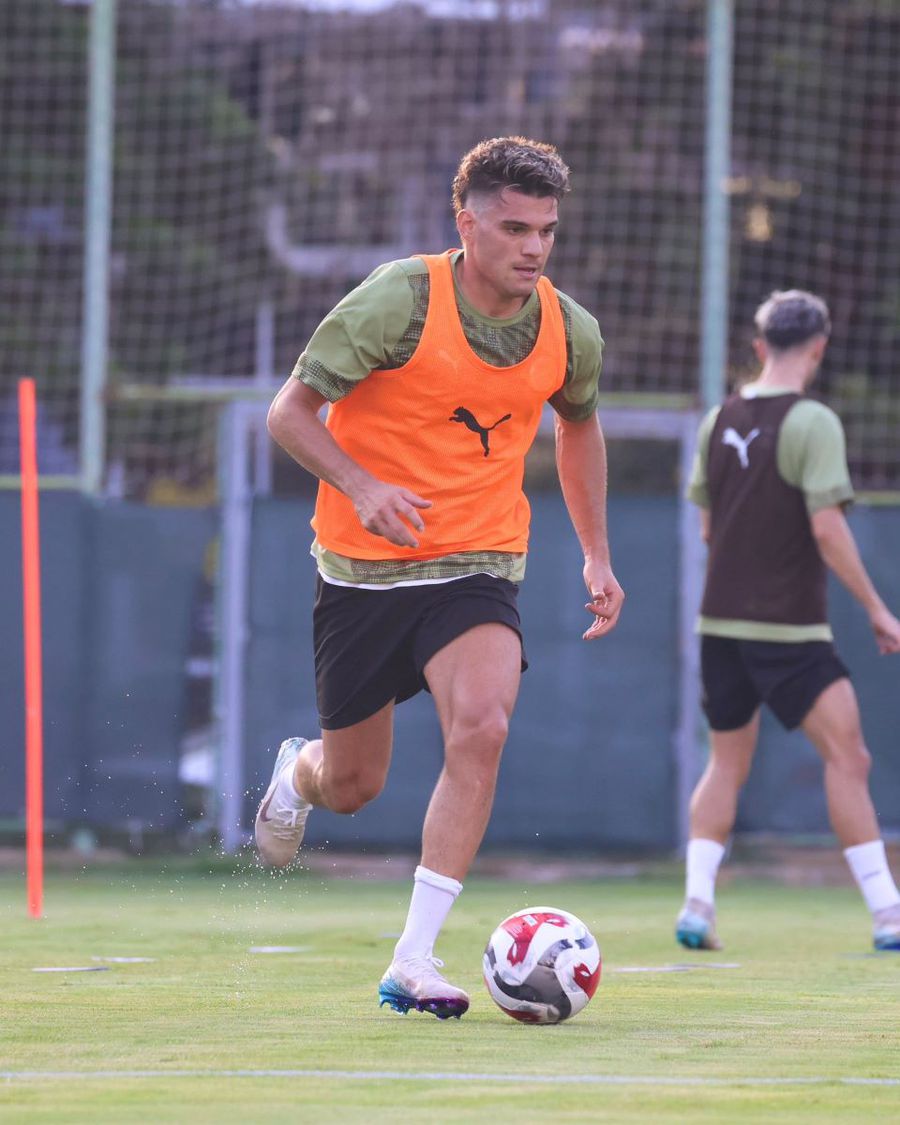 Ianis Hagi, at the first training with the team in Alanya / Photo: X Alanyaspor Alanyaspor's president: