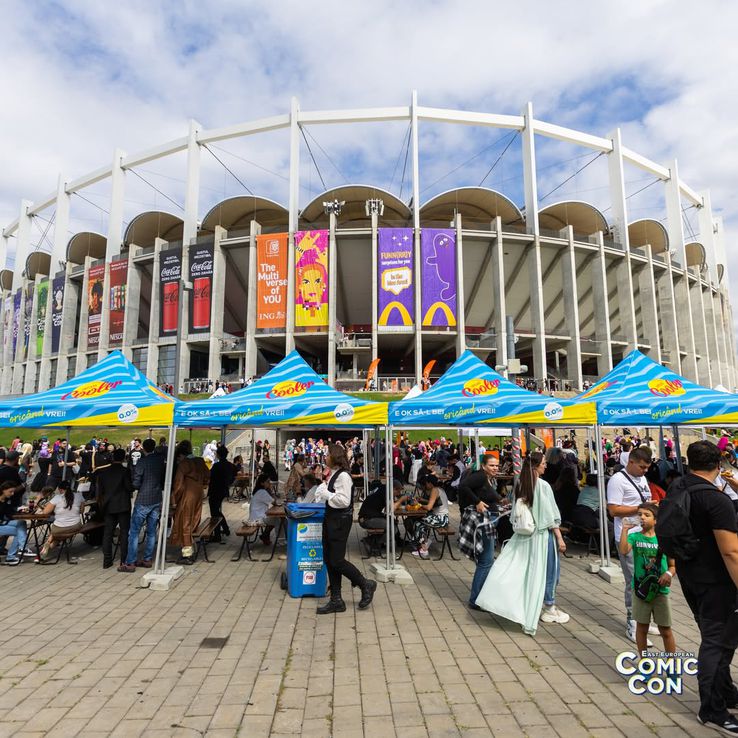 Comic Con 2025, on the National Arena/ Photo: Instagram Comiccon.Romania @Mihaela Condruz