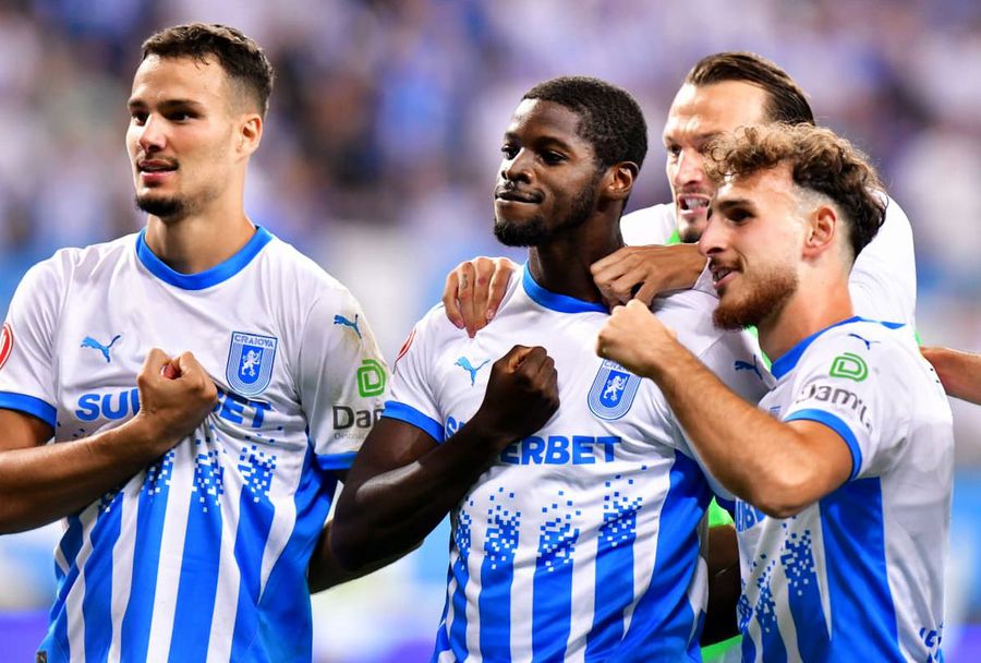 With NSimba among the scorers, Craiova University has qualified in the Conference League / Photo Group: Cristi Preda (GSP) Steven Nsimba,