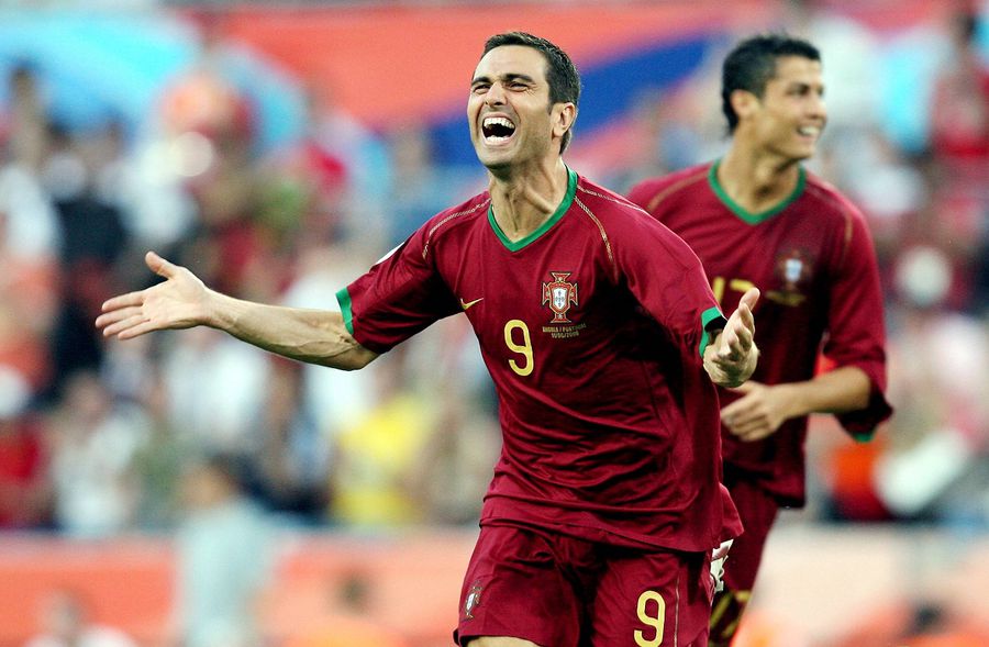 Pauleta, after a goal for a goal at the 2006 World Championship, in the Portugal - Iran (2-0) match, played in Cologne. Photo: Imago