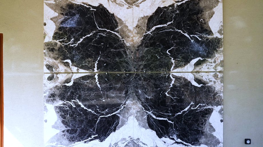 Marble Grand Antique is valued for its unusual appearance